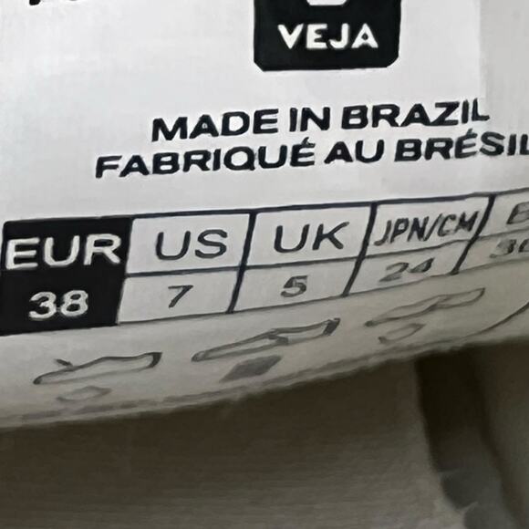 Veja Women’s Urca White Lace Up Sneakers Size US 7 - Picture 10 of 11